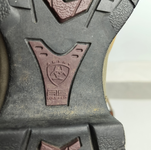 Ariat Terrain Boots 8B Hiking Riding Taupe  Outdoor Lace Up - Picture 5 of 14